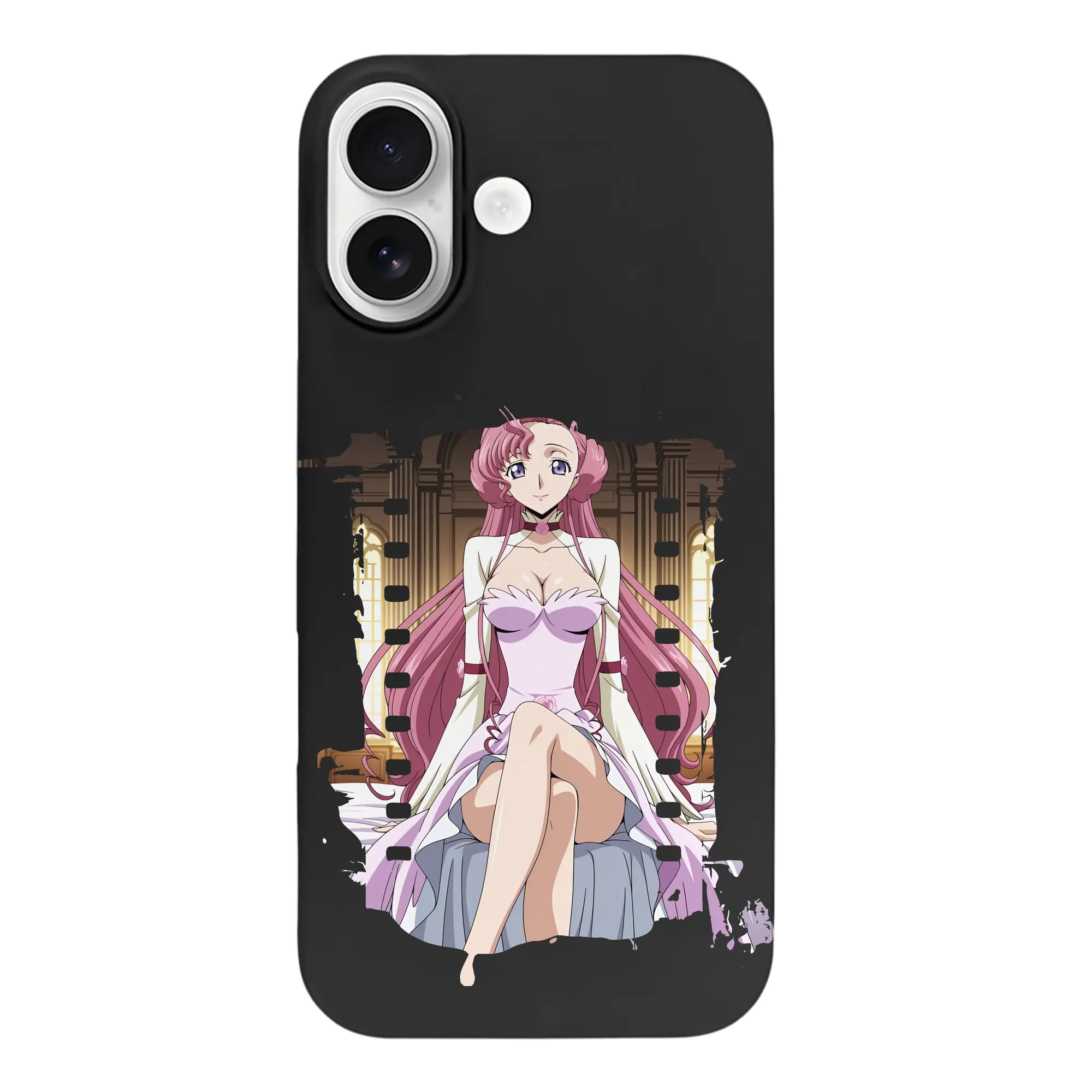 コードギアス 反逆のルルーシュ グッズ ユーフェミア・リ・ブリタニア - iPhone 17 シリーズ シリコンケース 薄型 耐衝撃 指紋防止 ソフトタッチカバー 精密フィット 傷防止 保護ケース iPhone 17/17 Air/17 Pro/17 Pro Max 対応